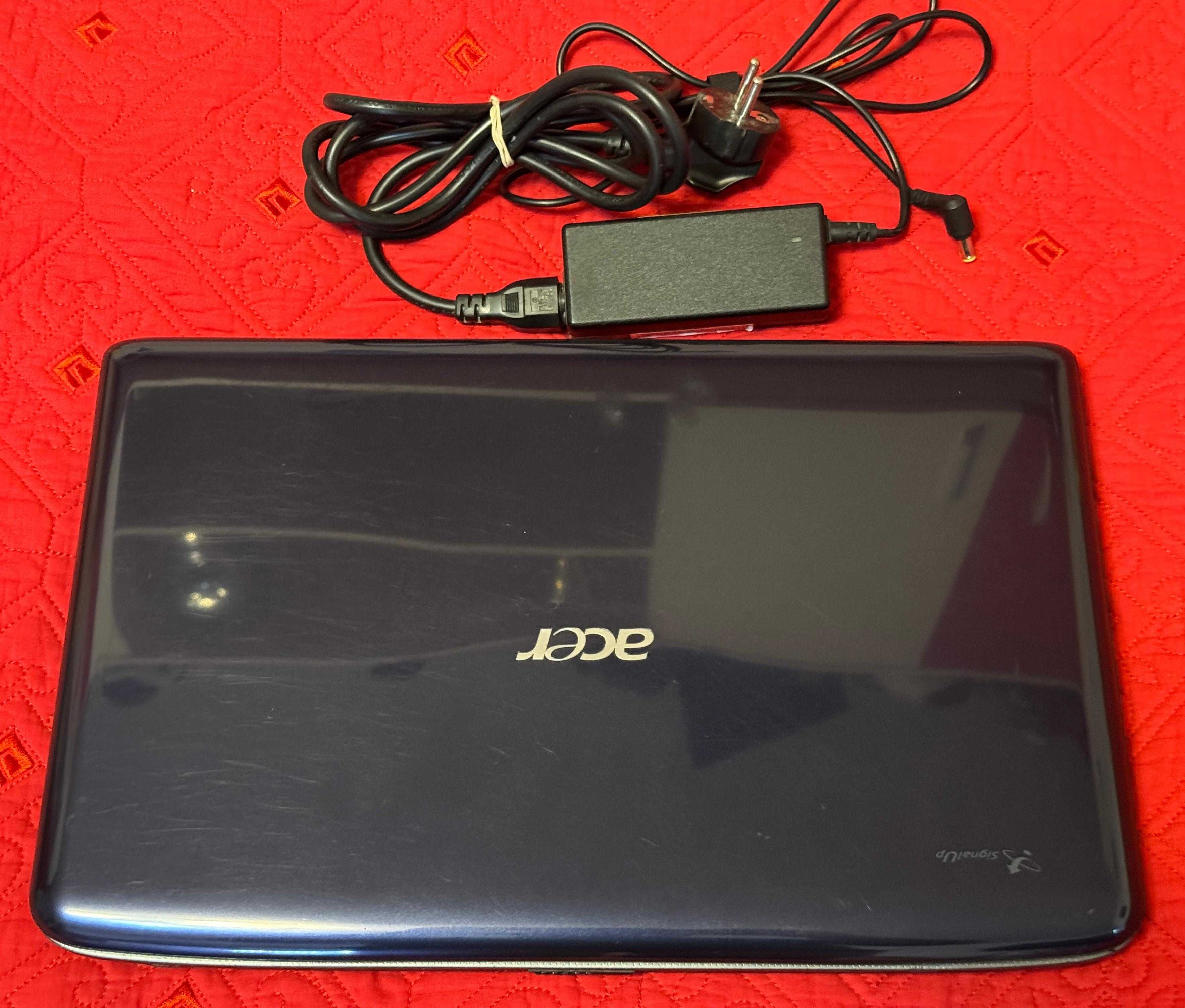 Laptop Acer Aspire 5738ZG functional, alimentator original si geanta