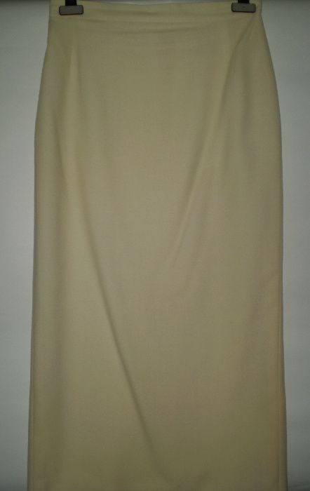 Costum lux sacou-fusta maxi crem fin elegant captusit (bust 100 cm)