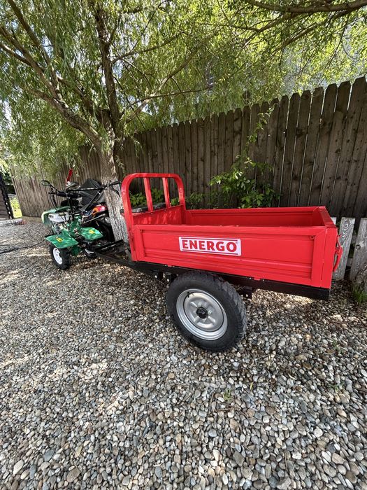 Motocultor Micul fermier+remorca energo basculabilă