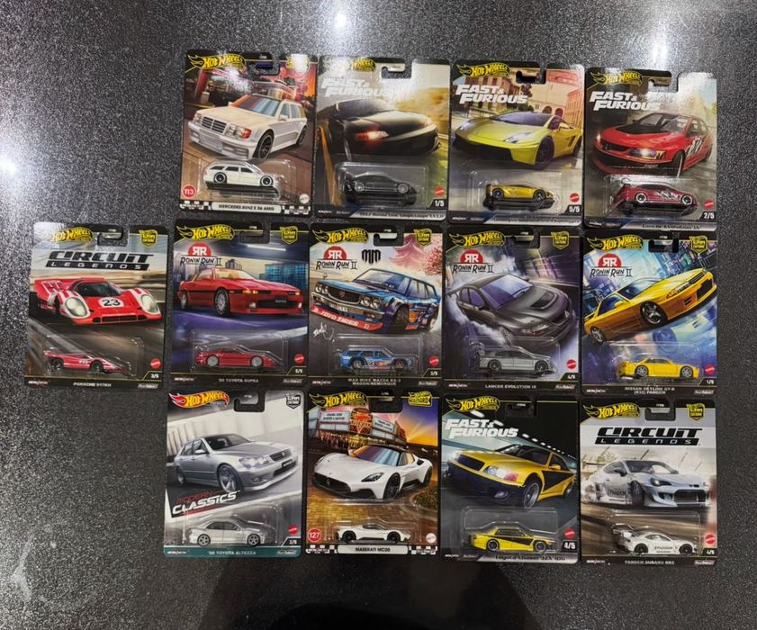 Hot Wheels Premium тойота ламборгини мерседес хонда бмв формула 1