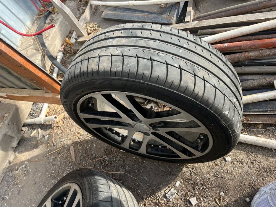 Продам диски с резиной рельсы r17