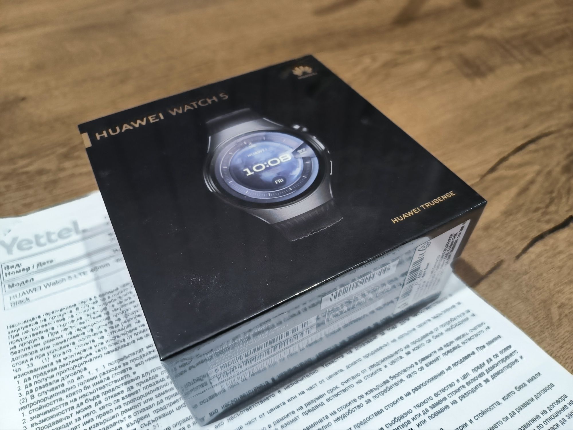 НОВ Huawei watch 5 Black 46mm