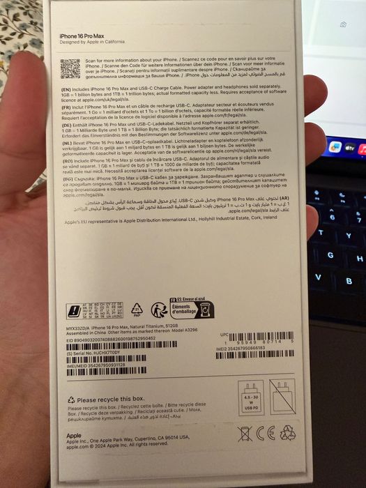 iPhone 16 Pro Max- 512 gb