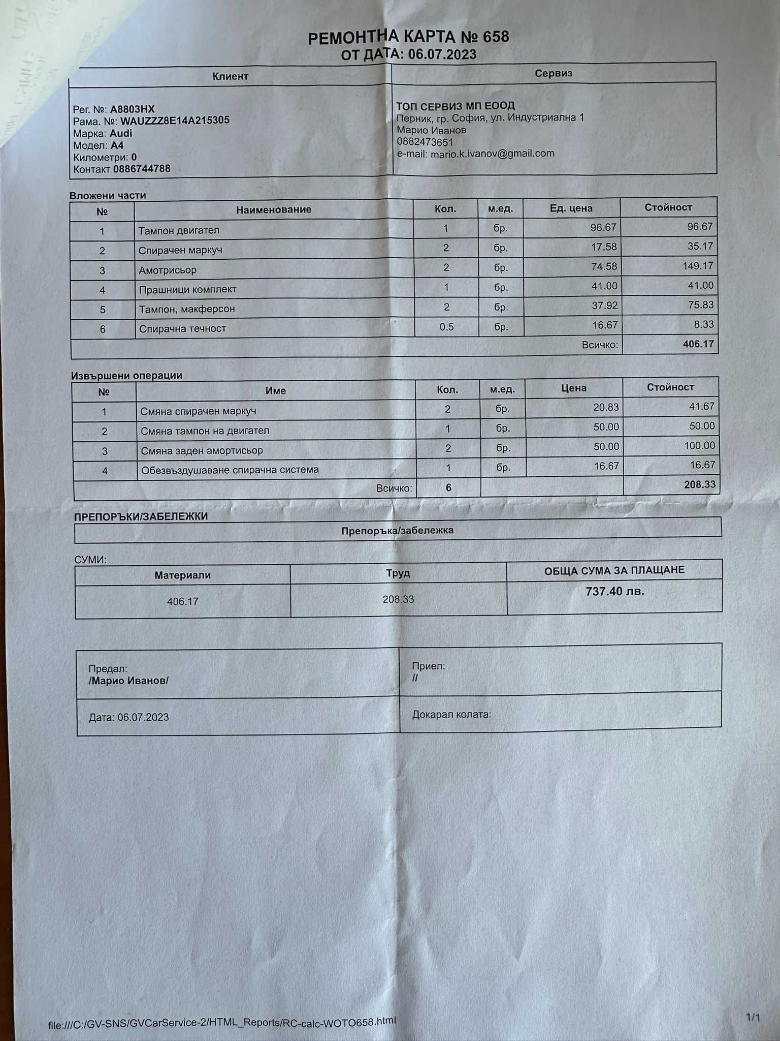 Ауди А4 Б6 1. 9 тди 131 к. с 2004 година