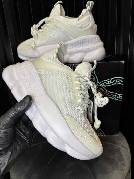37-43 Versace Chain Reaction Alb White