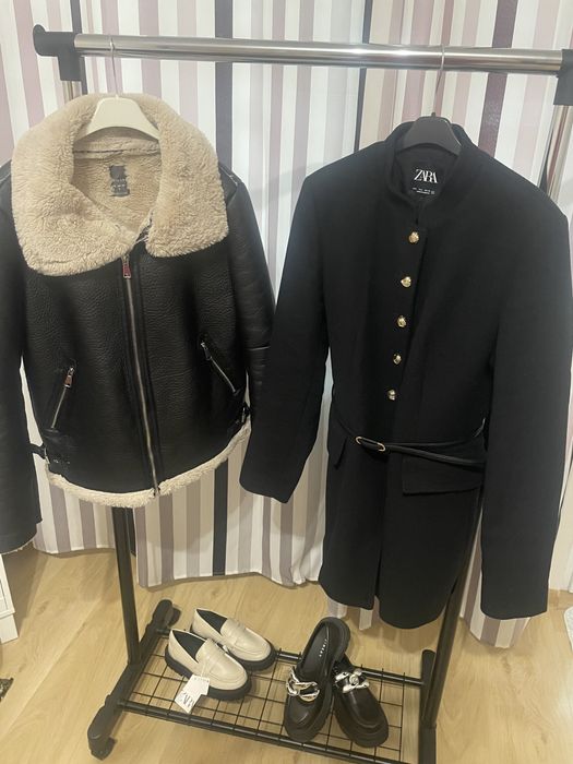 палто Зара , амису и яке с пух