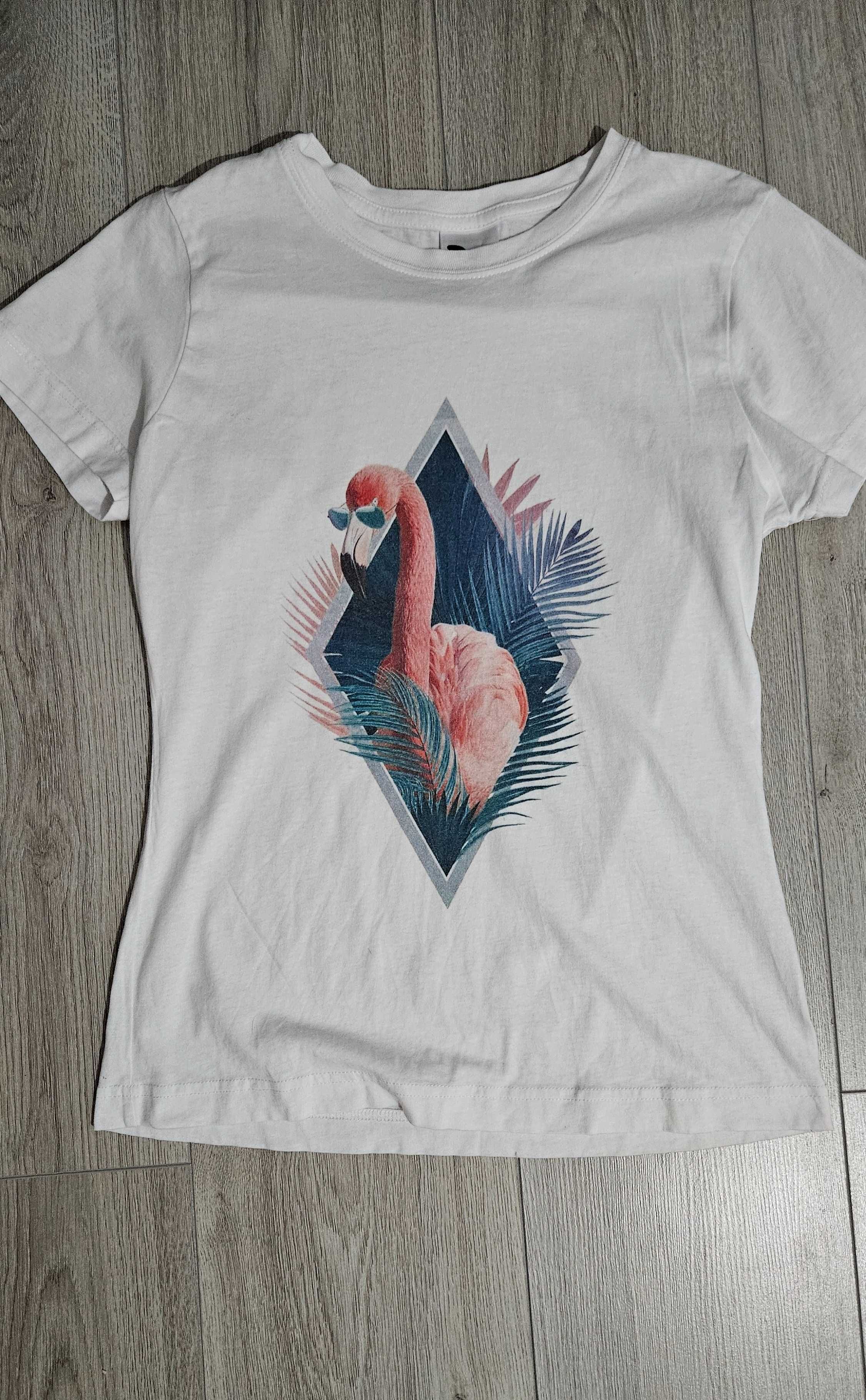 Tricou cu flamingo, marimea S