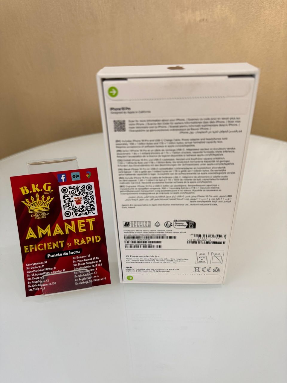 Iphone 16 Pro 128gb sigilat Amanet BKG