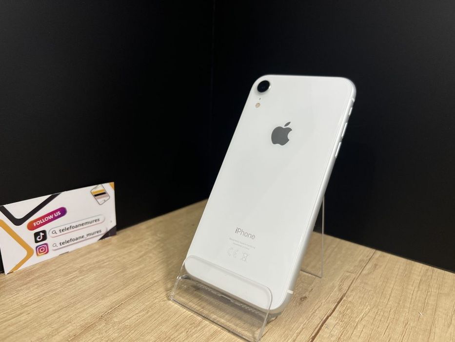 iPhone XR 64Gb White Second-Hand Foarte Bun 3 ani garanție, Telefoane