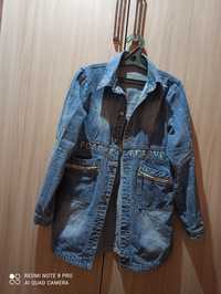 Продам джинсовый куртку 48 размер почти новый цена 8000