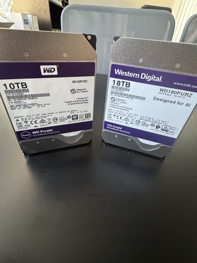 Хард дискове 10тб и 18тб western digital