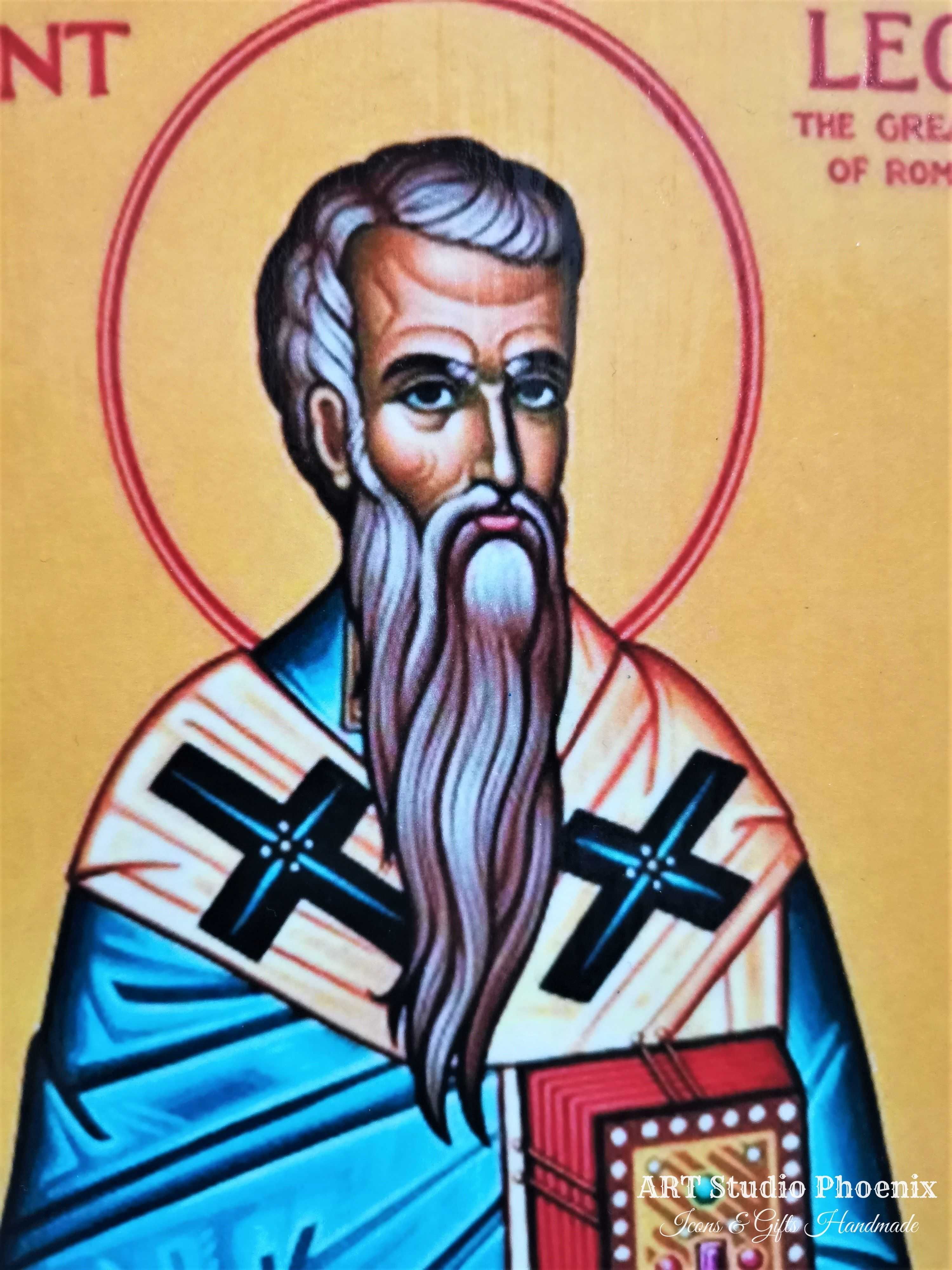 Икона на Свети Лъв Велики ikona sveti luv veliki icon saint leo