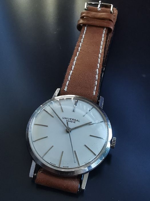 Ceas Universal Geneve Mecanic Anii '60 Rar  Funcționează Perfect!