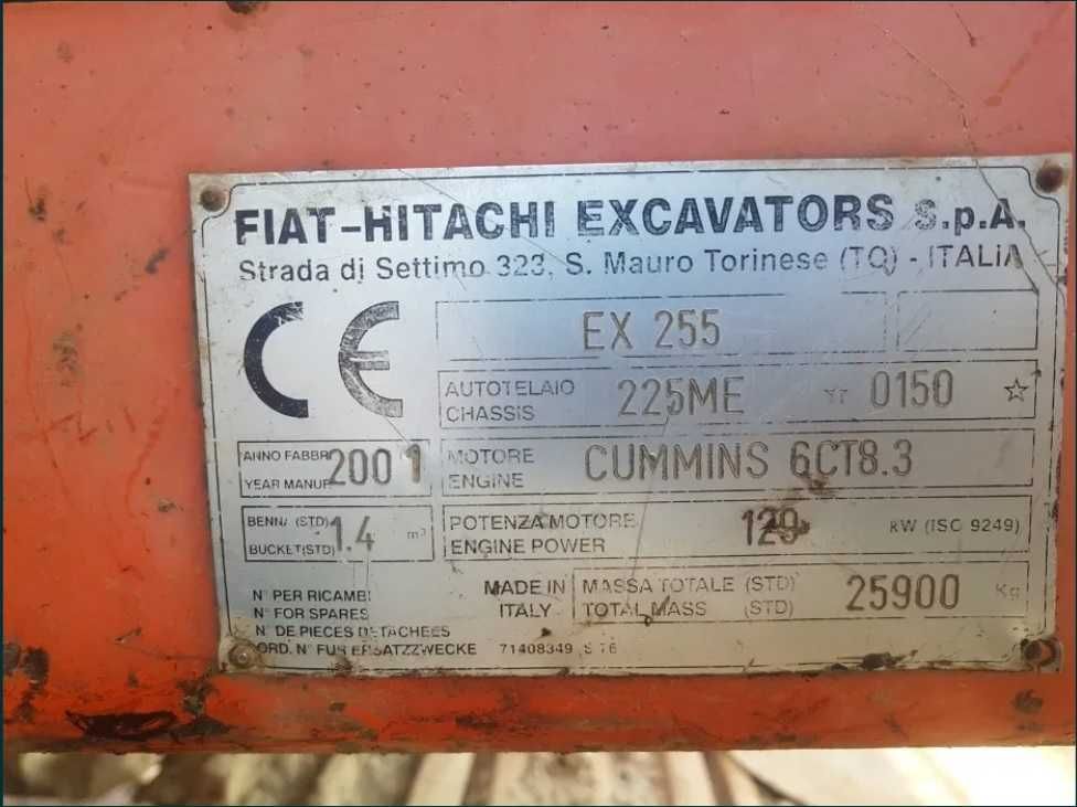 Fiat Hitachi EX255 dezmembrez