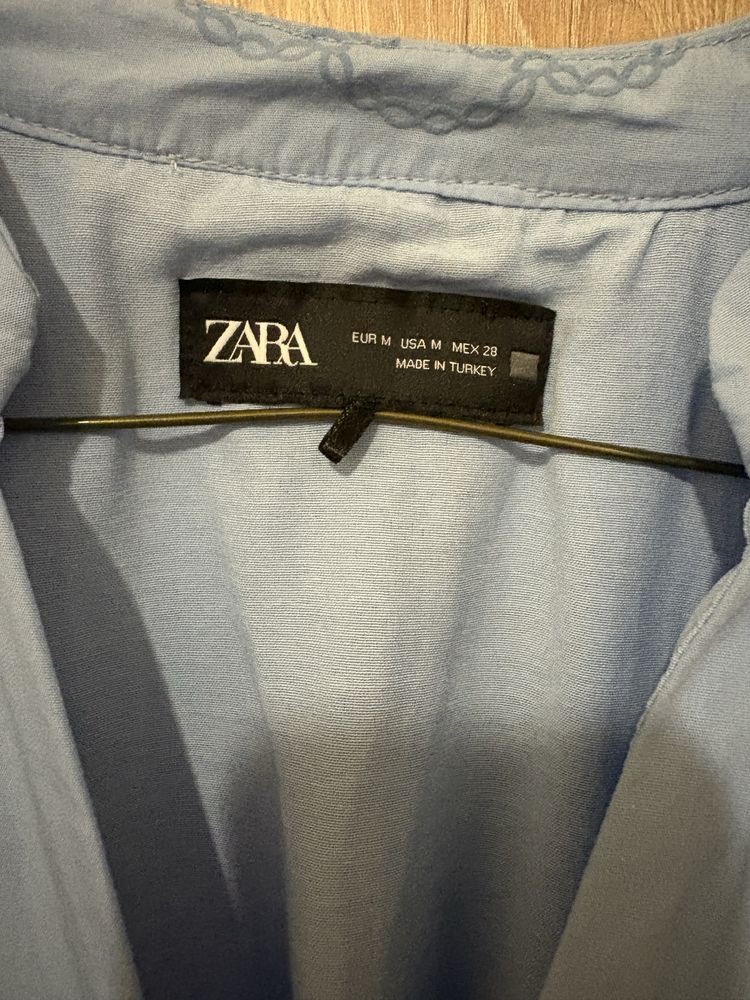 Рокля Zara M с гумирани цветя