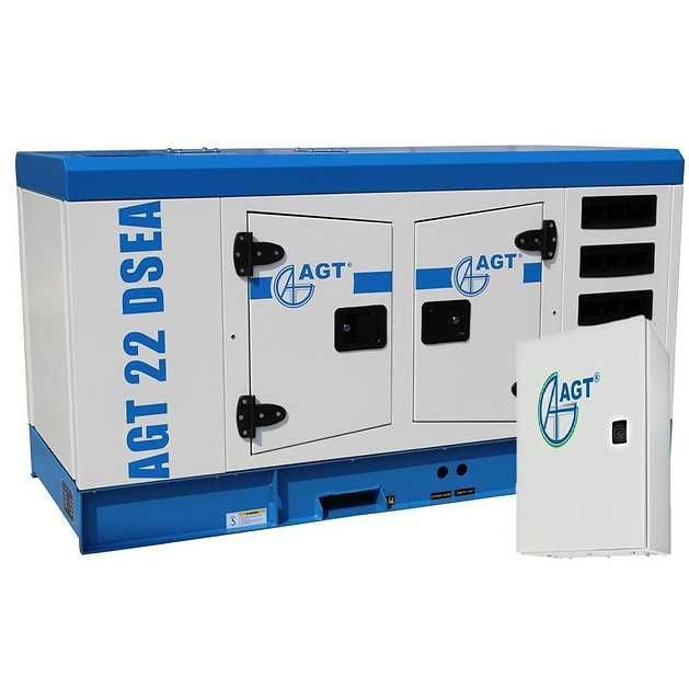 Generator diesel triafzat AGT 22 DSEA 400V 22kVA stationar cu ATS S22