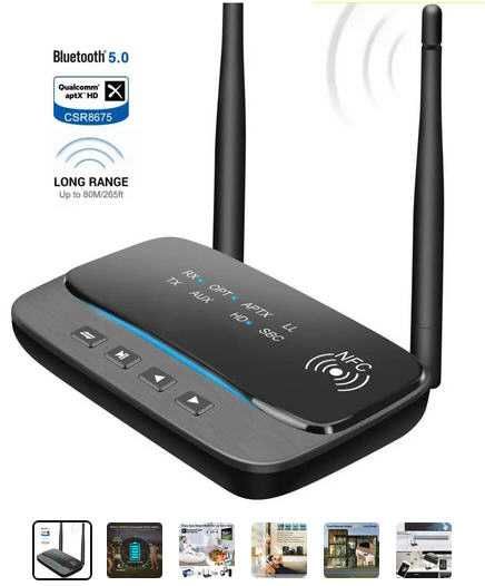 Bluetooth аудио приемо предавател с NFC датчик и aptX кодек
