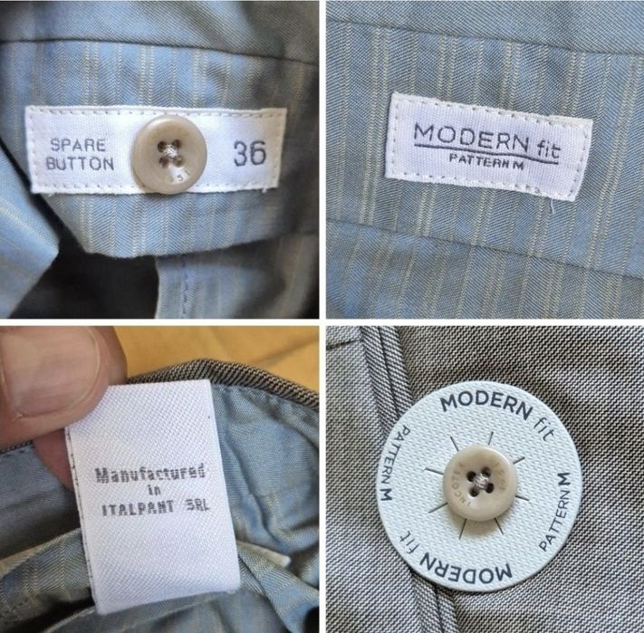 Pantaloni de lux Incotex, model "1951 Tapered Fit" - W36