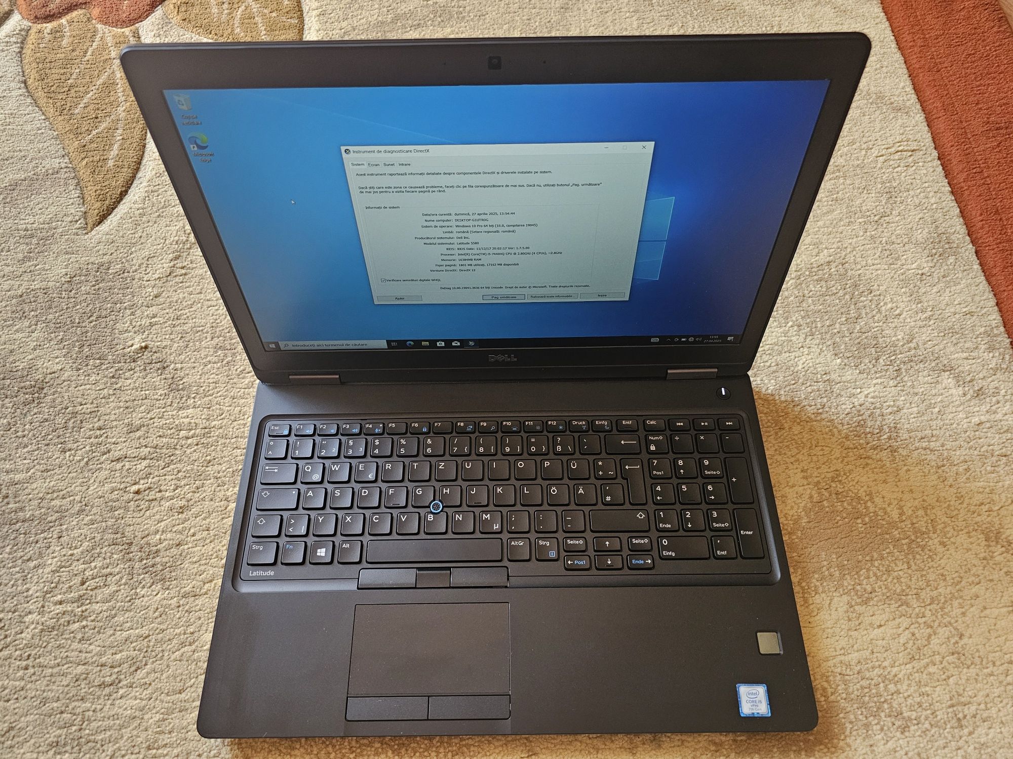 Dell latitude  5580