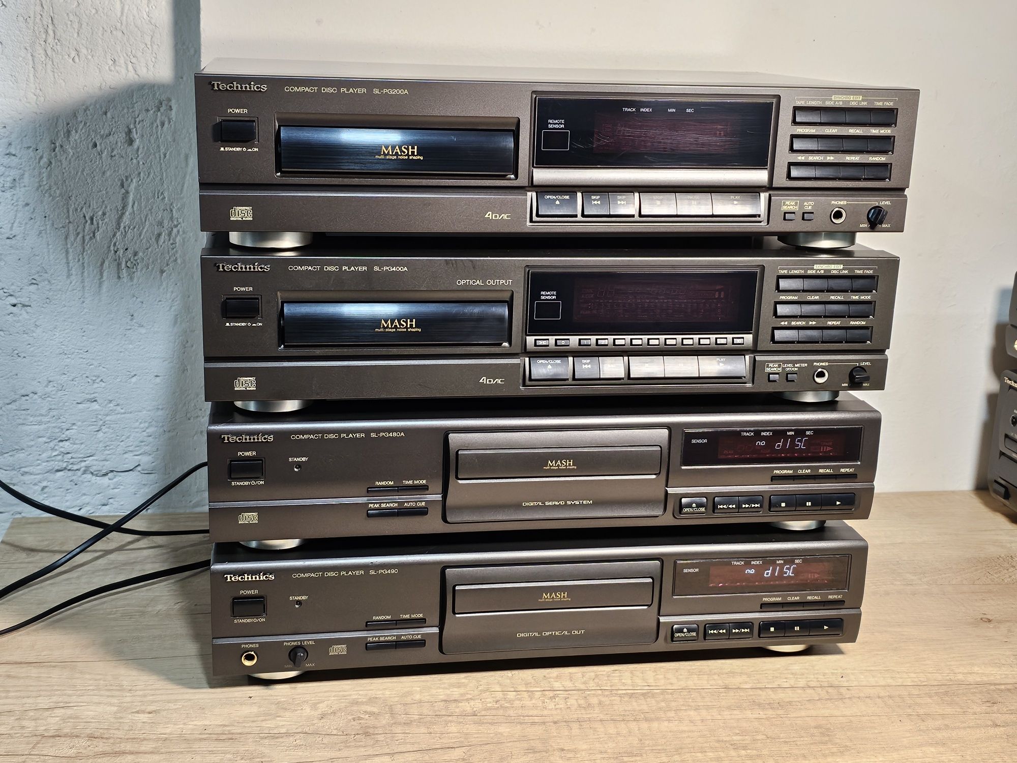 cd player TECHNICS, SL-pg200a, SL-PG490, sSL-PG480a