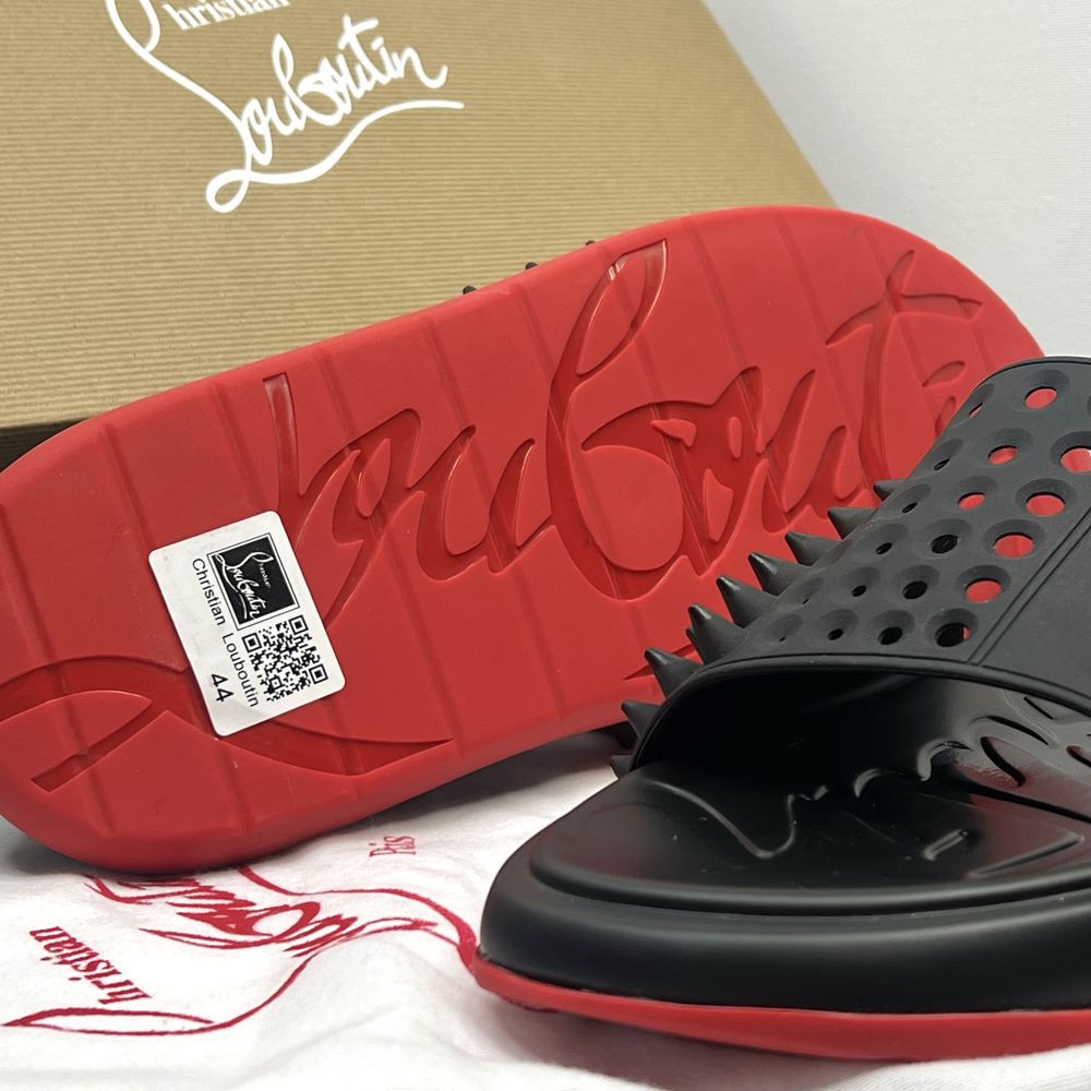Louboutin "Take it Easy" Slides