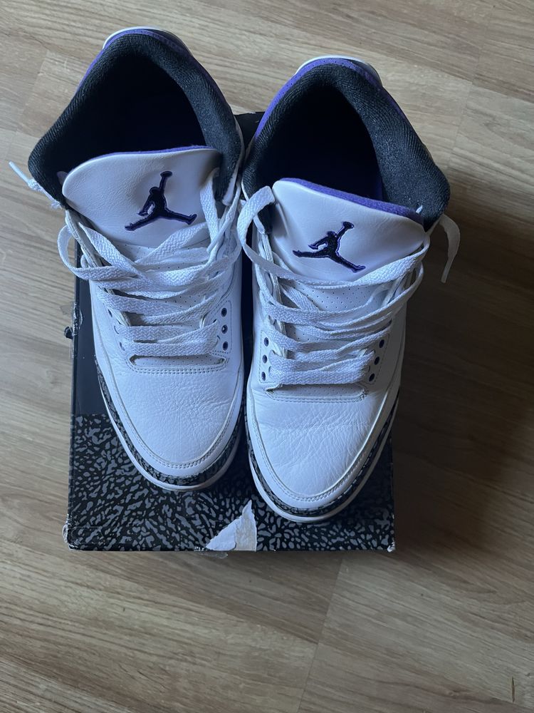 Jordan 3 Dark Iris(Nu Gucci, LV, Amiri, Off White)
