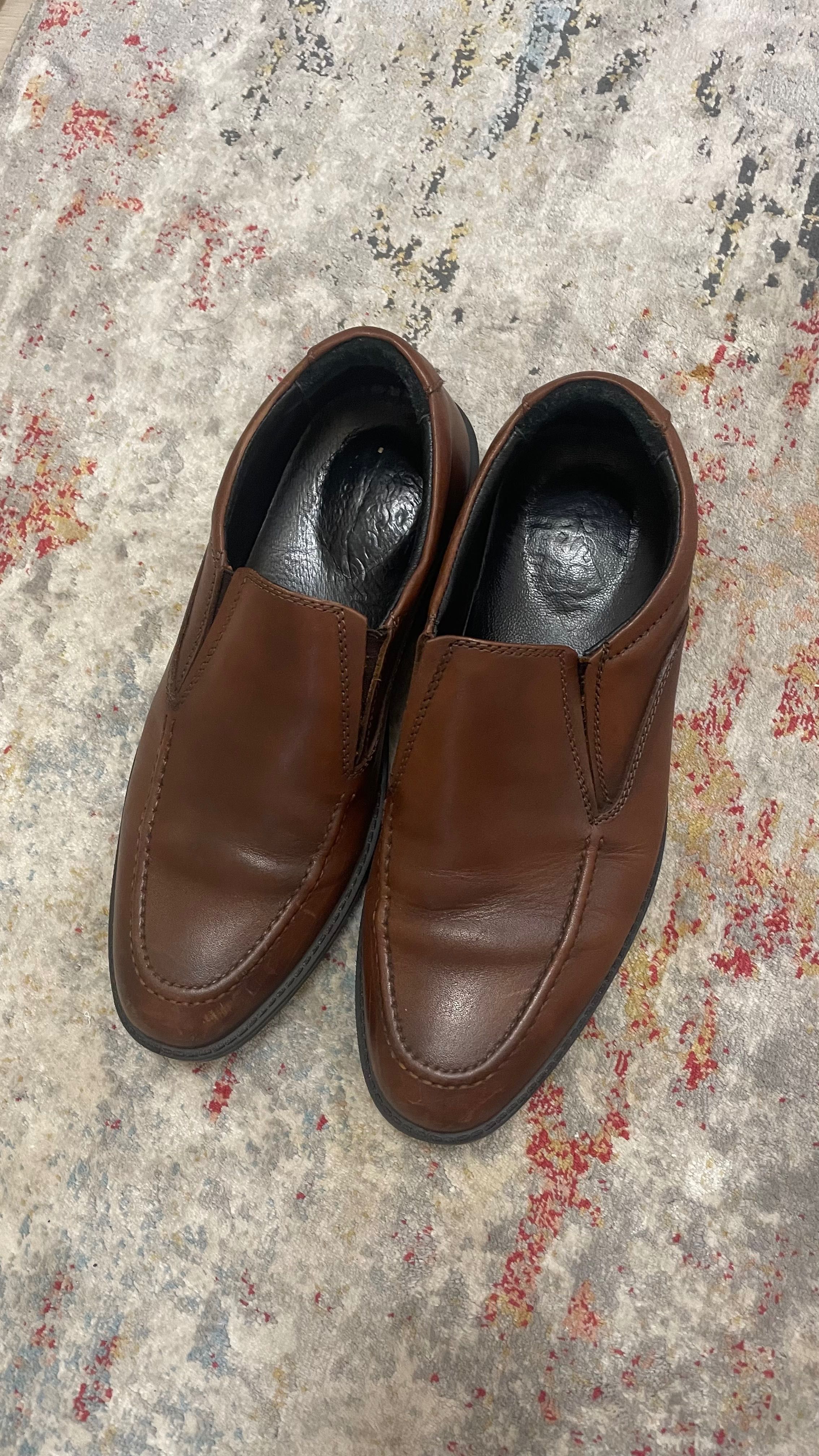 туфли мужские кожаные коричневые