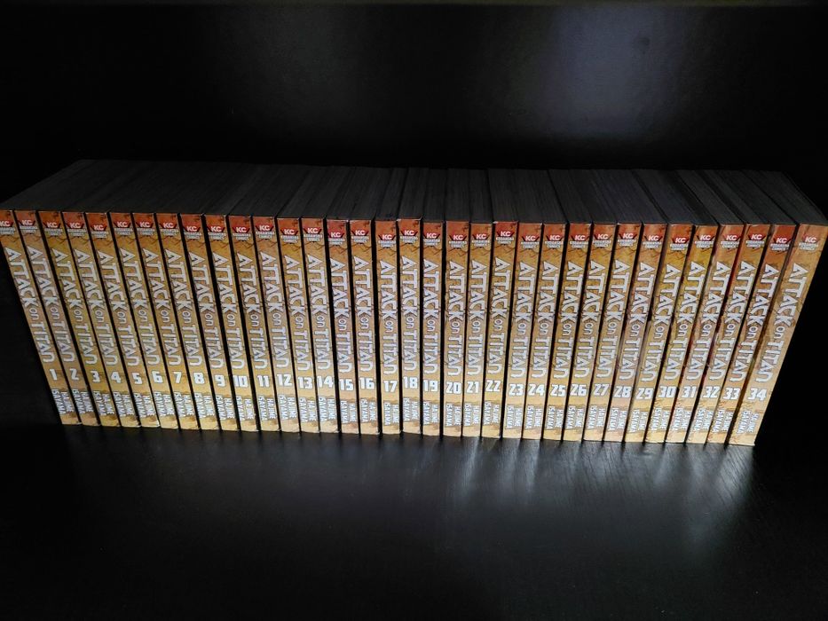 Attack on Titan manga 1-34 [serie completa]