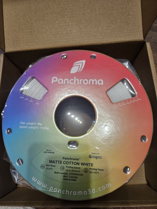 Филамент PLA Panchroma Matte Cotton White 1 кг