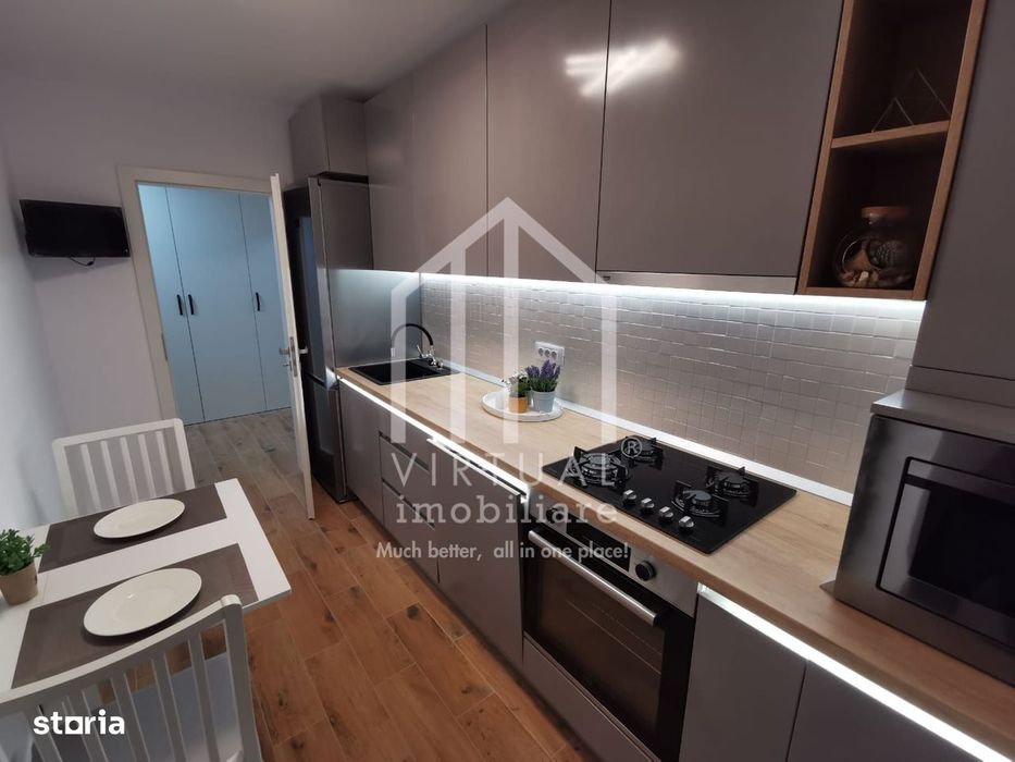 Apartament de LUX de vanzare, 2 camere mobilat si utilat-  M.Viteazul