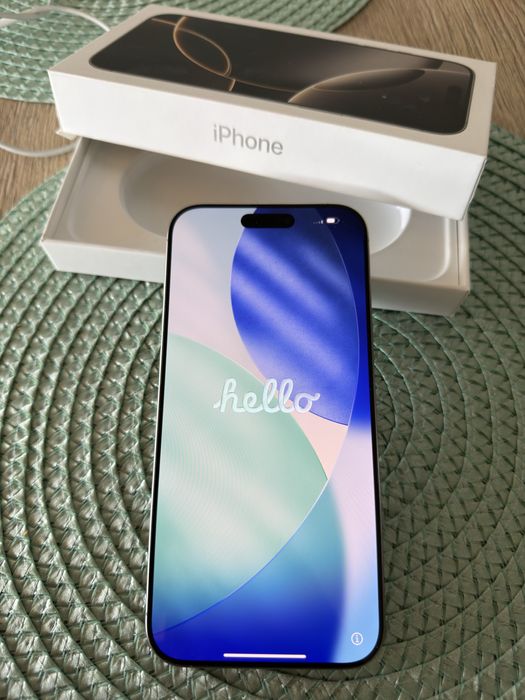 Iphone 16 pro max titanium Gray 256 GB