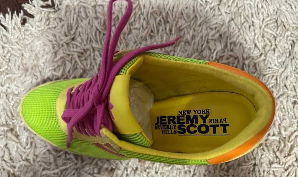 Pantofi din Piele Adidas Arrow Wedge Neocamo Jeremy Scott G96747, 38