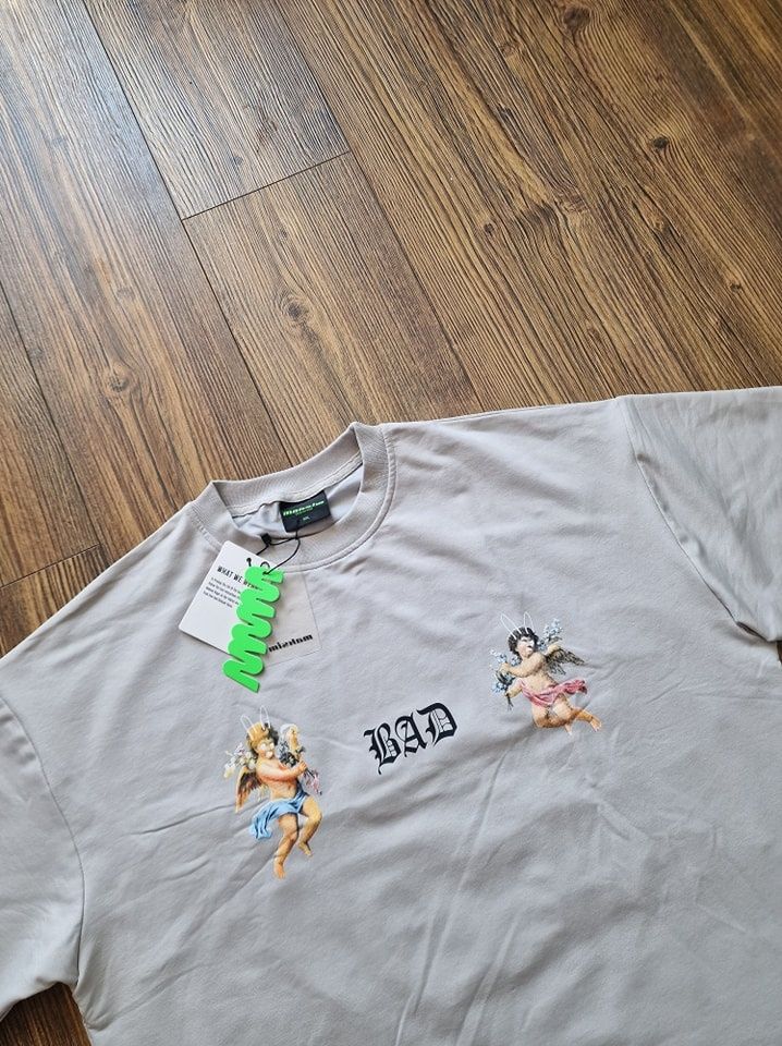 Страхотна мъжка тениска BAD овърсайз размер S M L XL 2XL