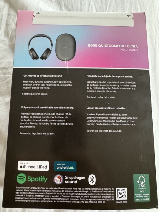 Casti audio wireless over ear bose quietconfort ultra