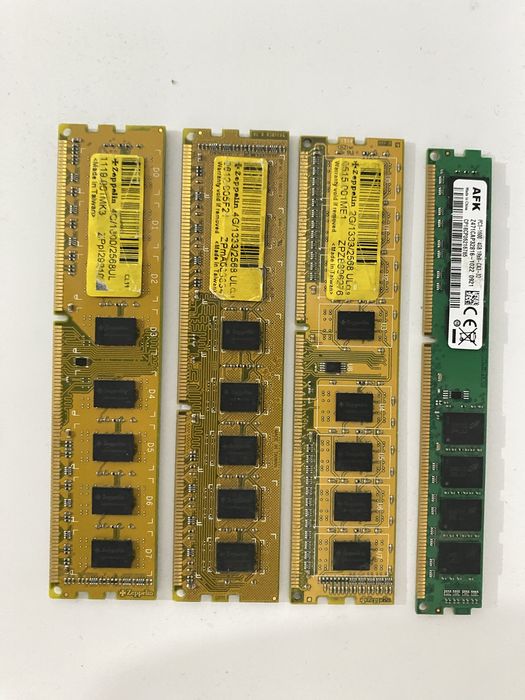 Продам ОЗУ ДДР3 4гб 3шт 2гб 1шт