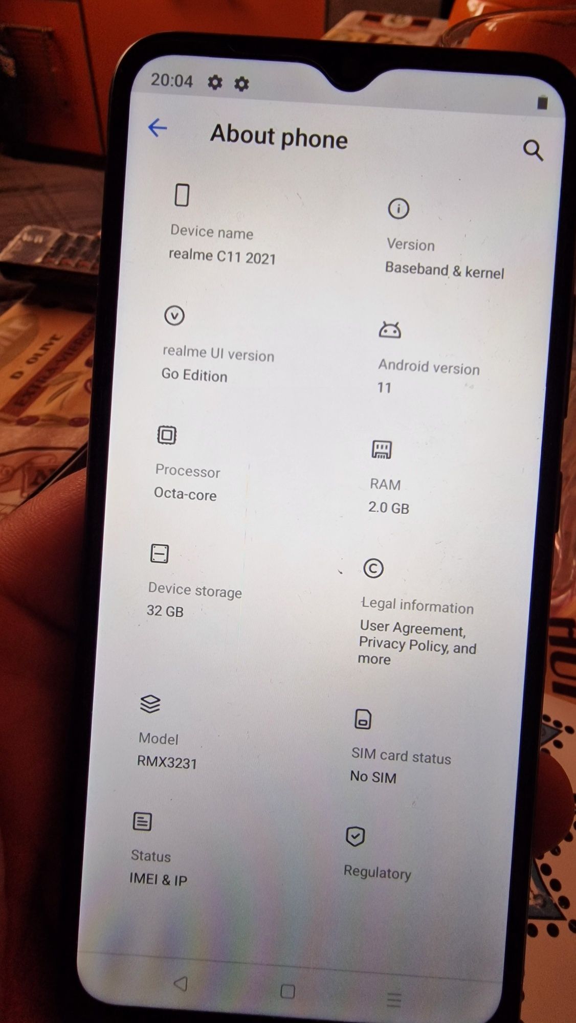 Продавам телефон Realme C11 2021