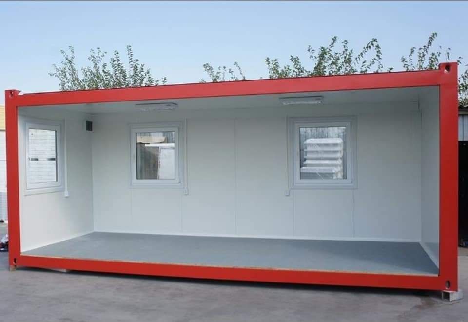 Container modular tip casa de locuit din structura metalica 6.5*3.8m