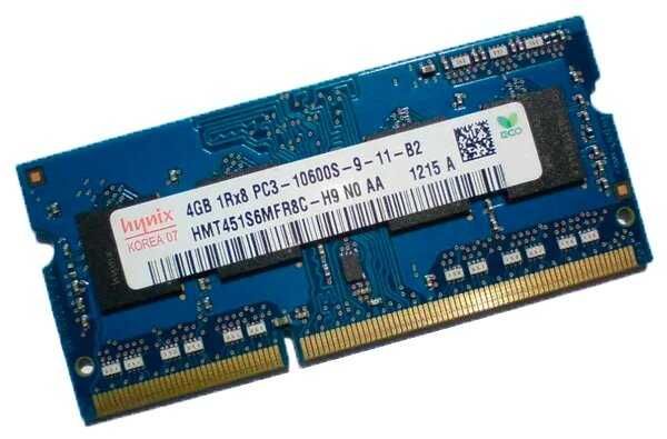 Memorii Laptop Hynix 4GB DDR3 PC3 10600S 1333 Mhz HMT451S6MFR8C