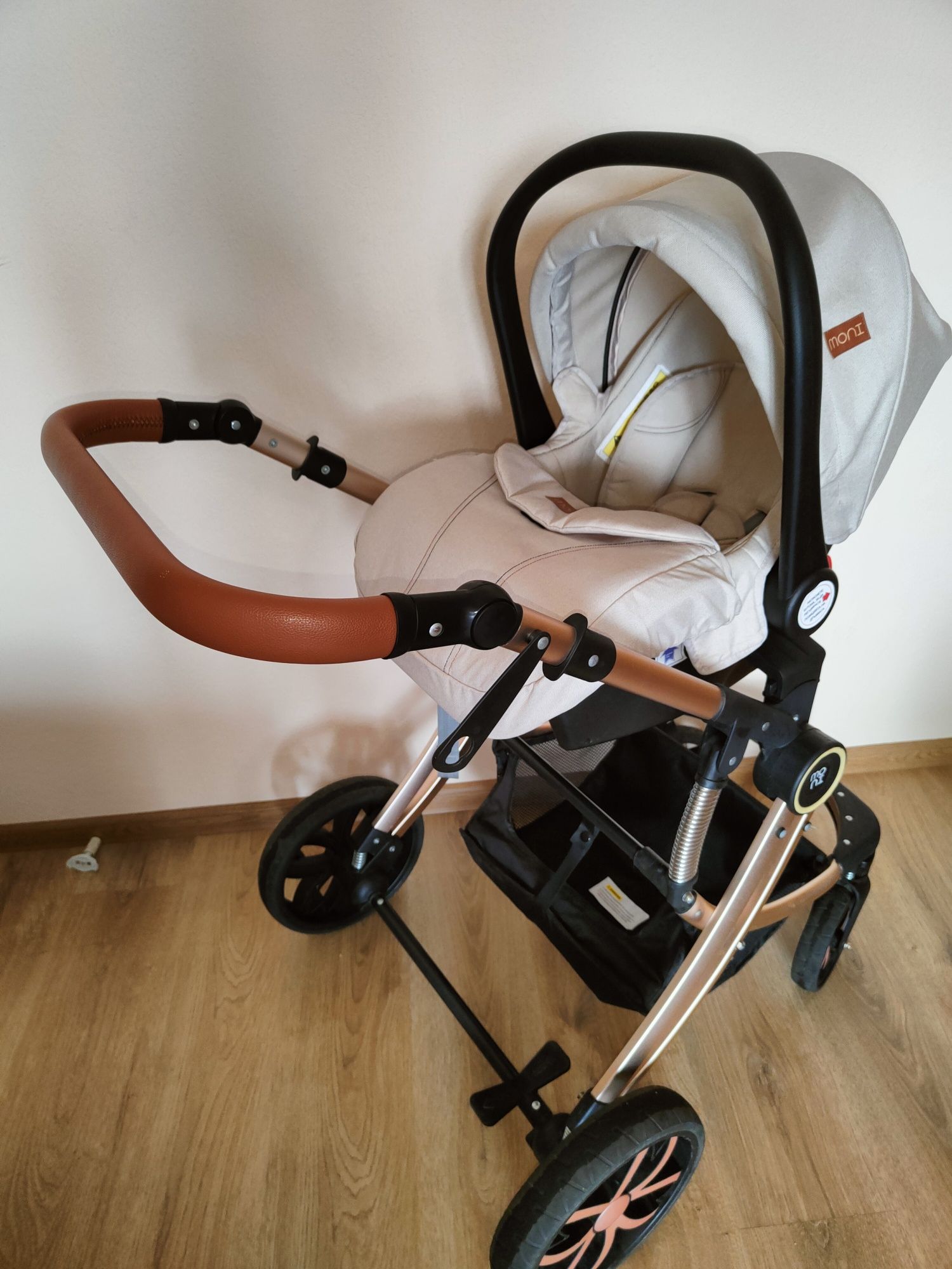 Комбинирана бебешка количка Moni Polly 3 in 1