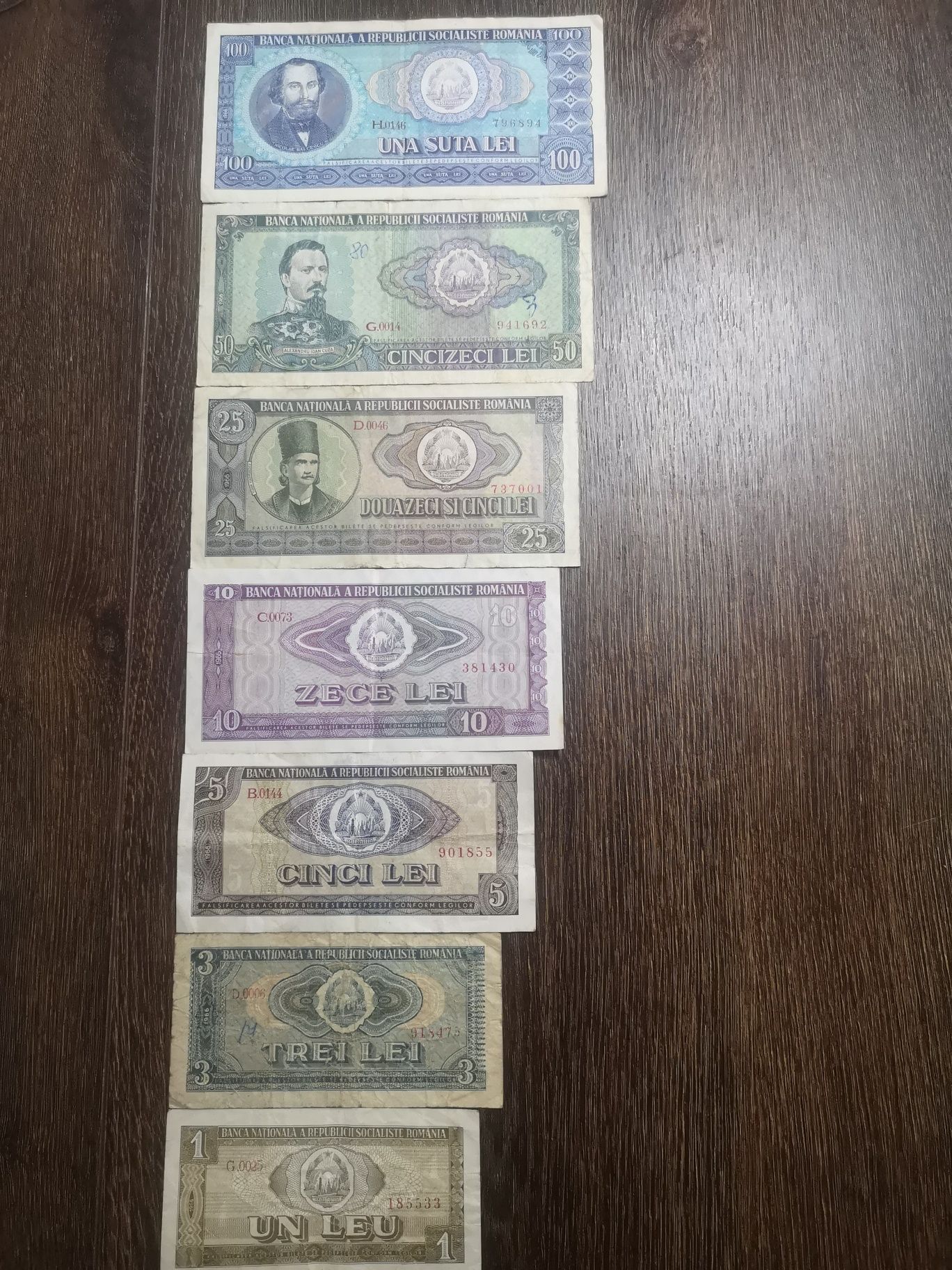 Bancnote românești, bani vechi, bancnote comuniste