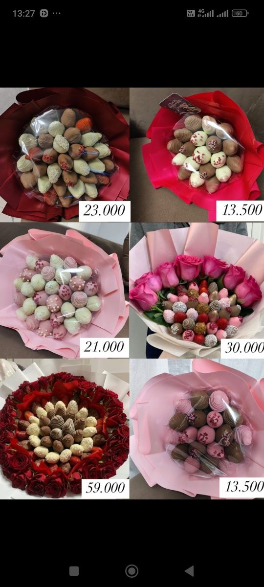 Клубника в шоколаде тапсырыс кабылдаймын