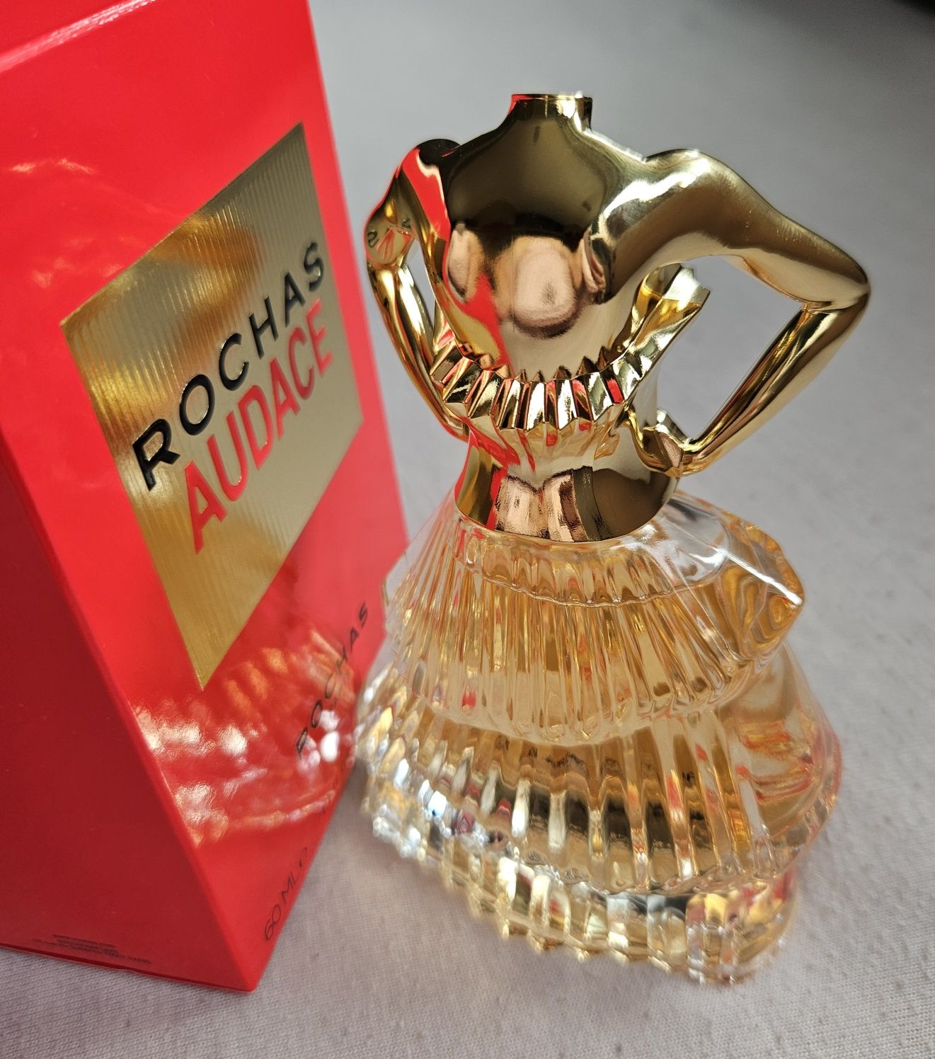 Дамски оригинален парфюм ROCHAS Audace ,60ml.120лв.Нов.