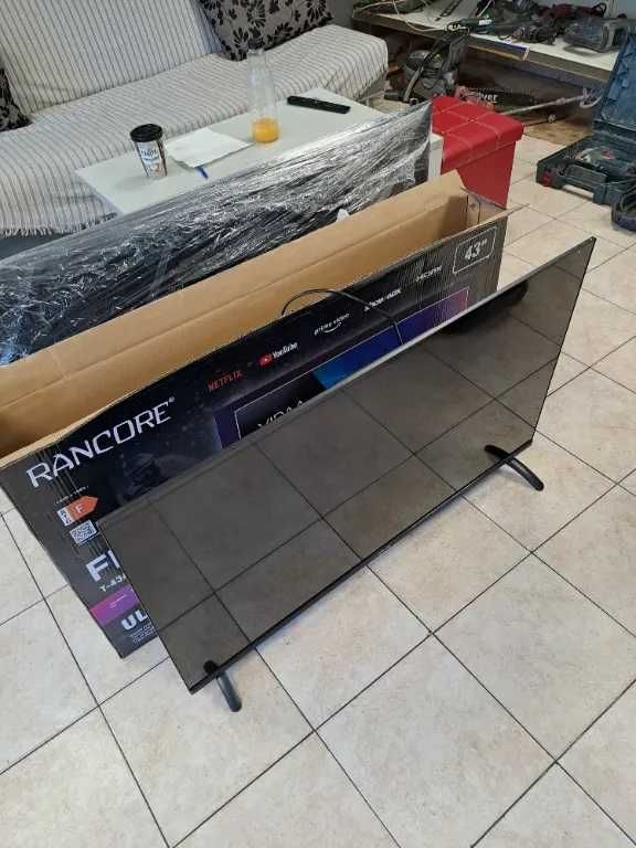 Smart Телевизор Rancore T-43A123V 43", Vidaa OS, Full HD, 1920x1080,