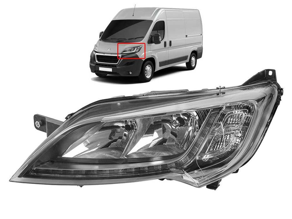 Фарове за Фиат Дукато, Пежо Боксер / Fiat Ducato, Peugeot Boxer 2015+