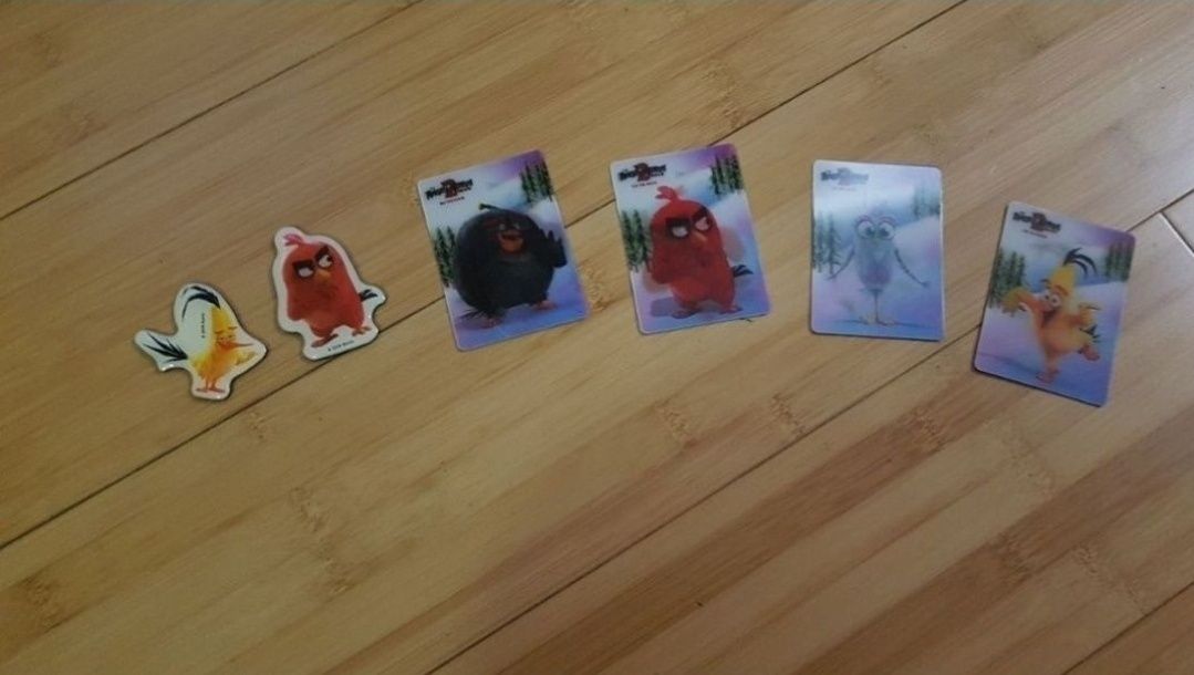 Angry Birds, Magneți și cartonașe