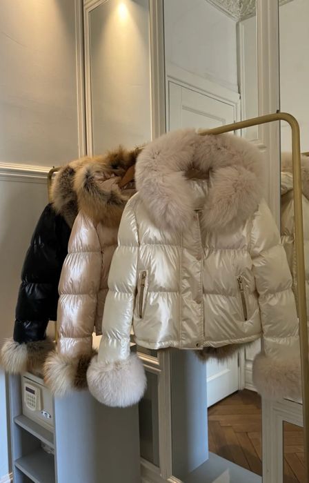 Fas cu blana naturala de vulpe