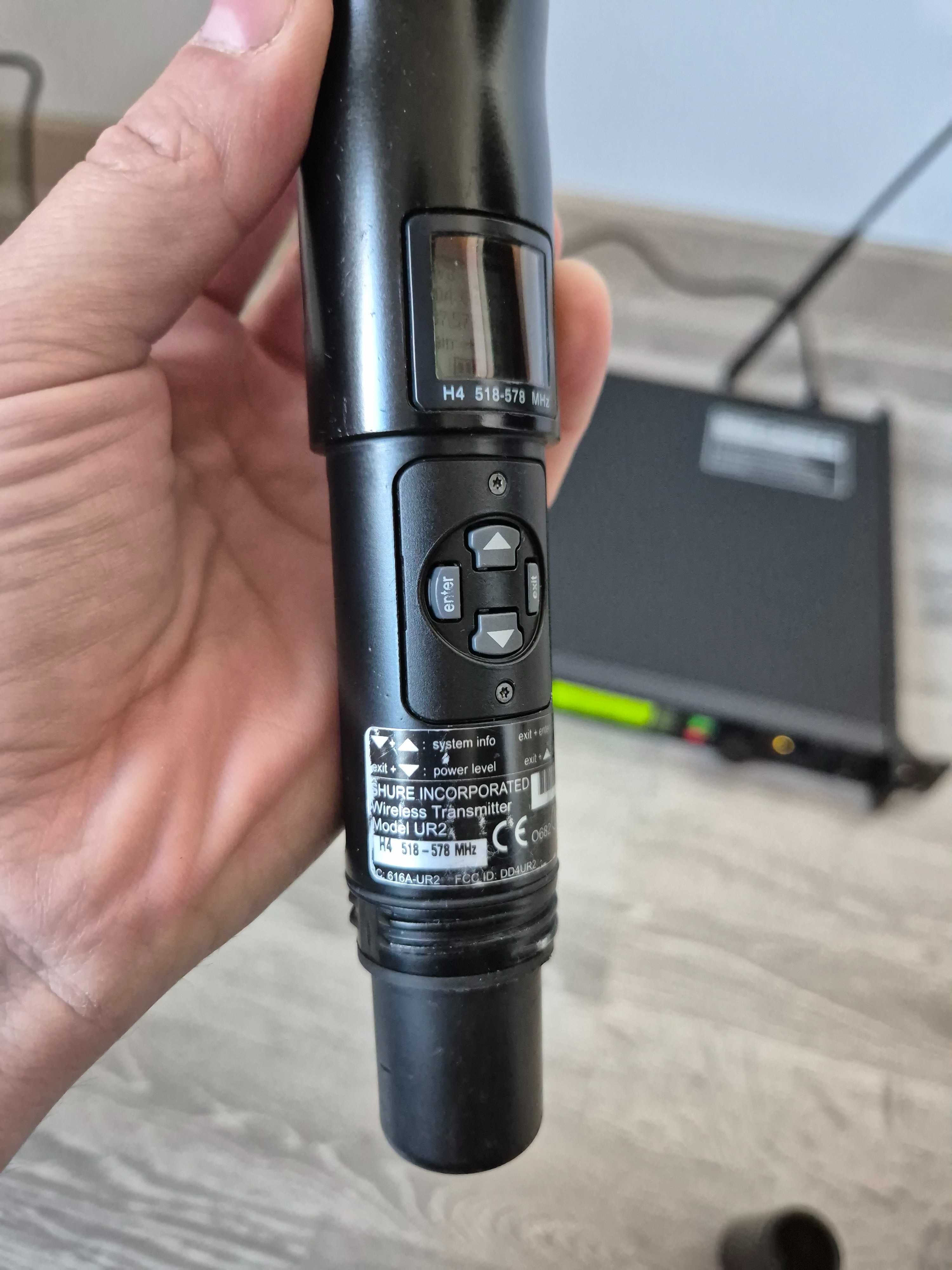Shure UR24 Beta 58A microfon de TOP. Original! Frecvente bune!