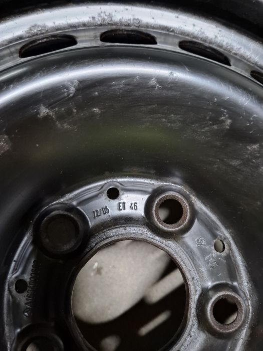 1 бр железна джанта за Мерцедес А класа W169* 5x112 16 цола*6 J* ЕТ 46