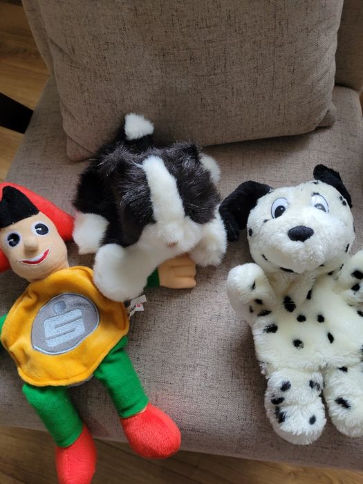 Лот от 3  плюшени кукли за ръка