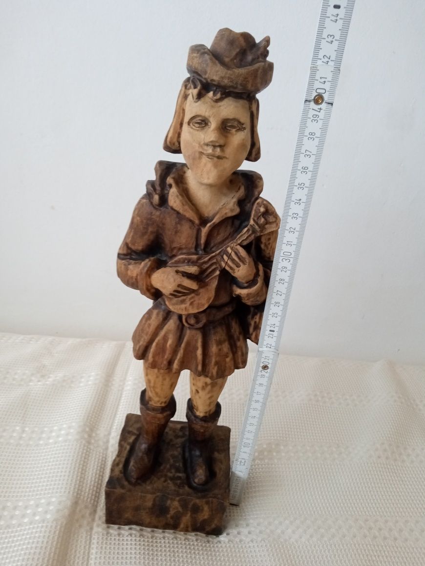 Sculptură/statueta în lemn masiv 45 cm " realizat